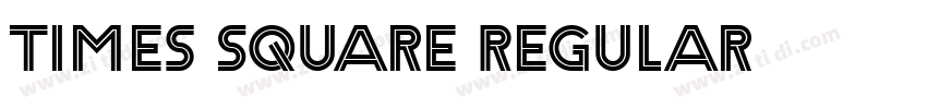 Times Square Regular字体转换